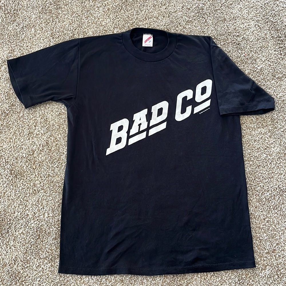 Black Bad Company Band Tee T-Shirt